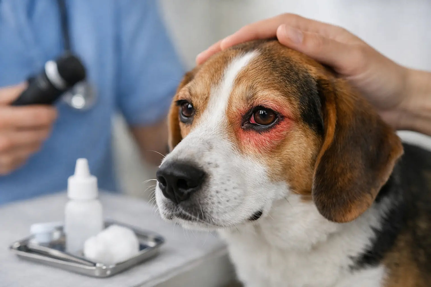 Arrossamento contorno occhi cane: cause e rimedi
