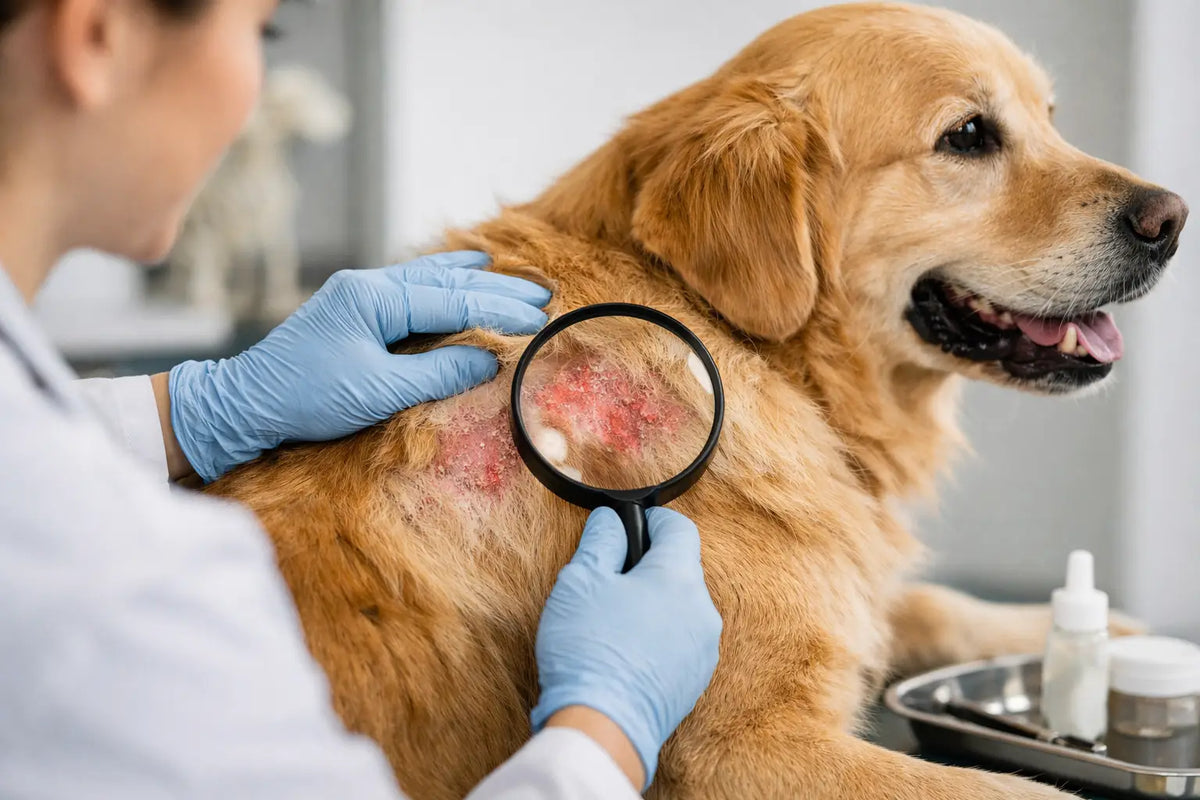 Casi clinici veterinari sulla dermatite del cane