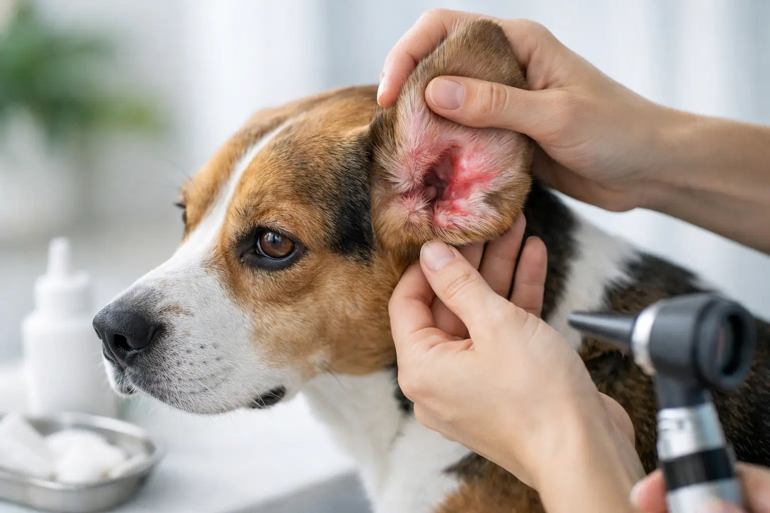 Orecchie cane arrossate: cosa fare subito