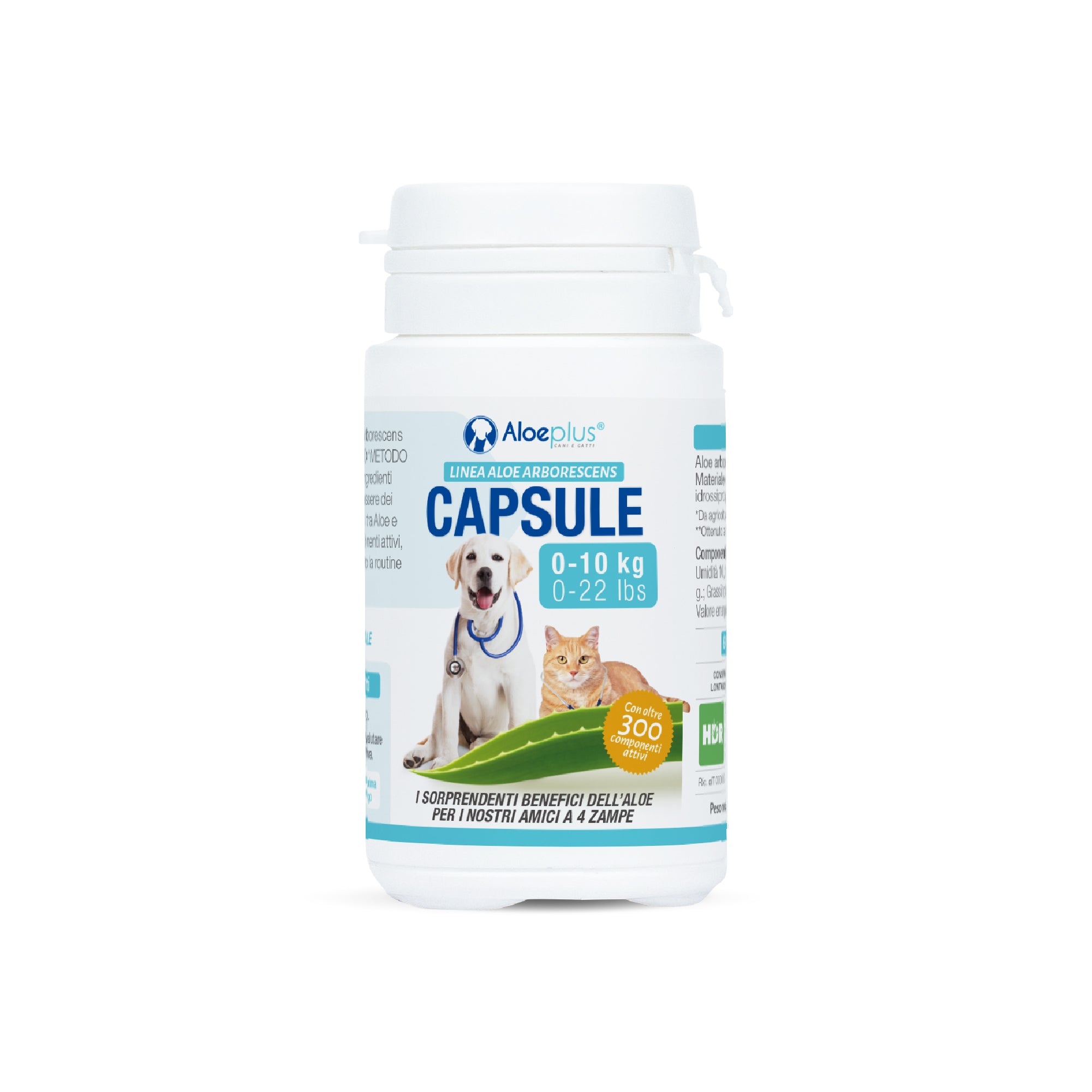 Aloeplus capsule cani e gatti 0-10 kg.