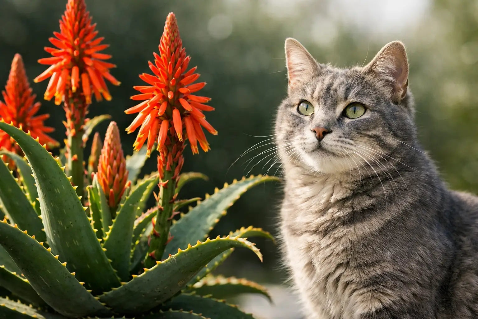 Aloe arborescens per gatti: benefici reali