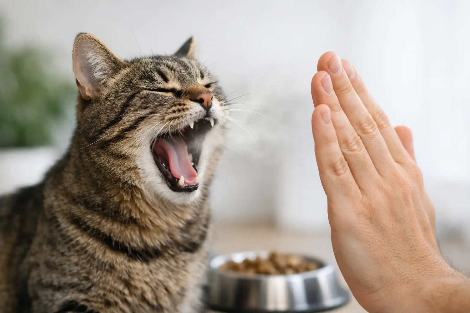 Perché il gatto ha alito cattivo?