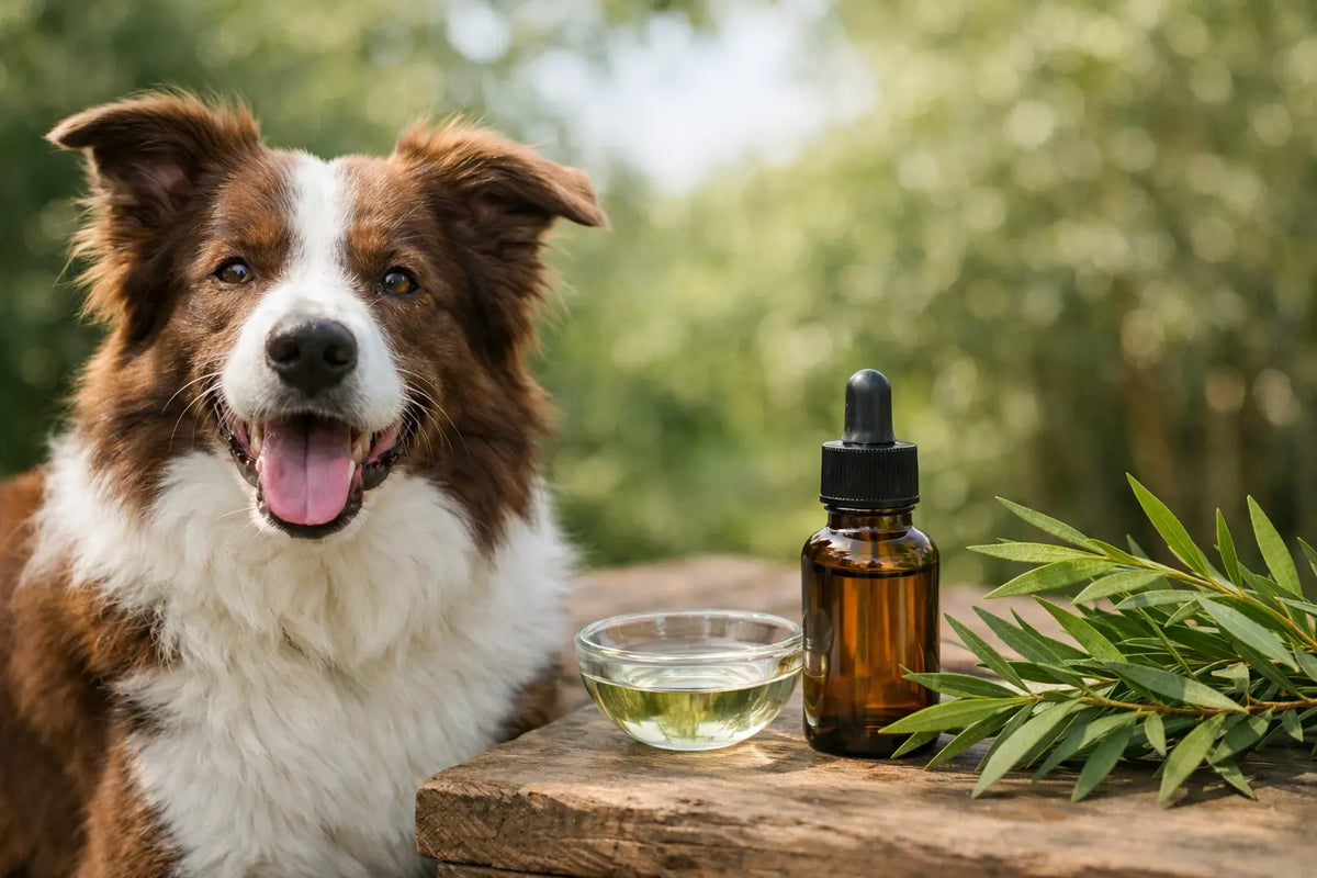 Tea tree nei cani: benefici, rischi e uso sicuro