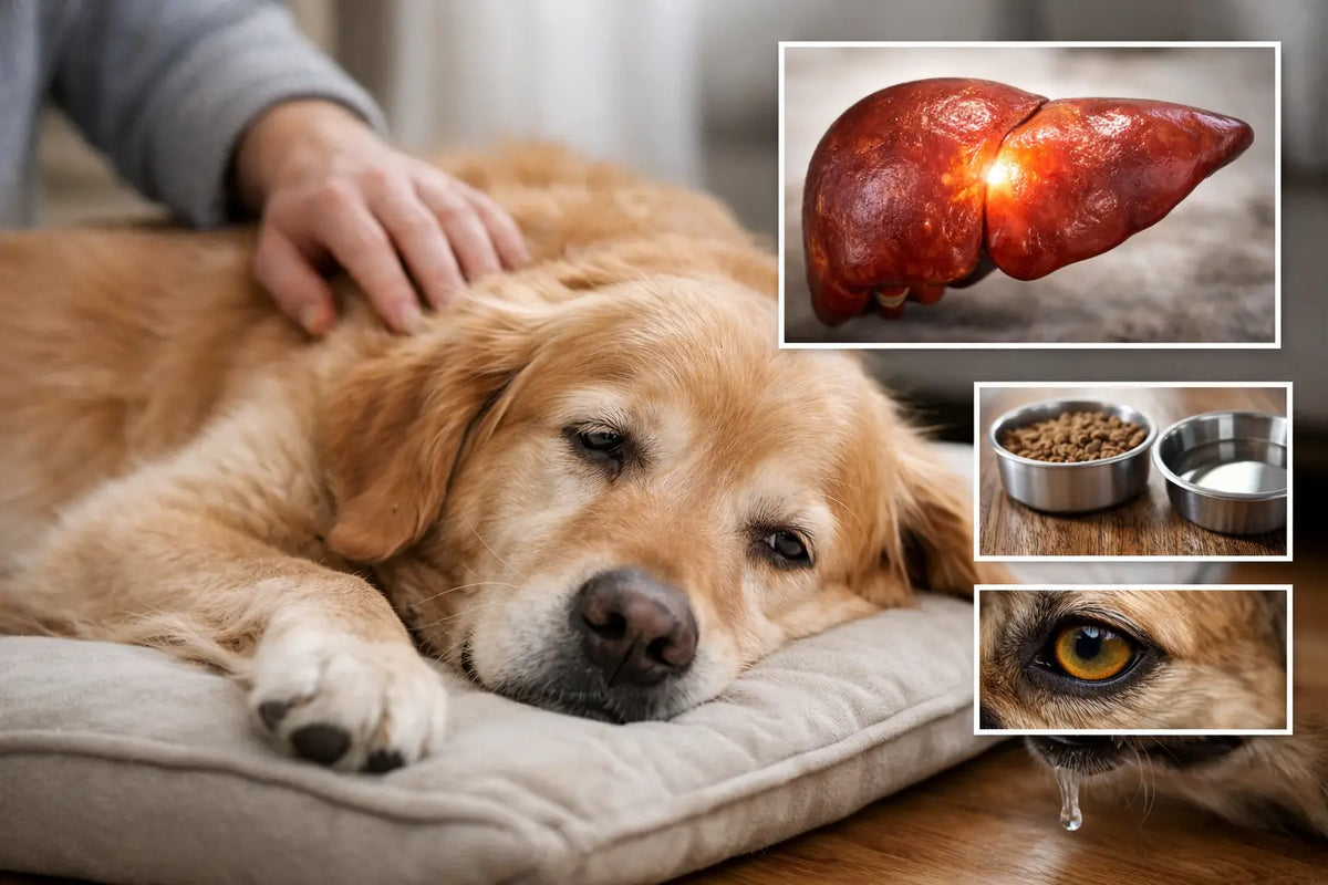 7 segnali di fegato affaticato nel cane