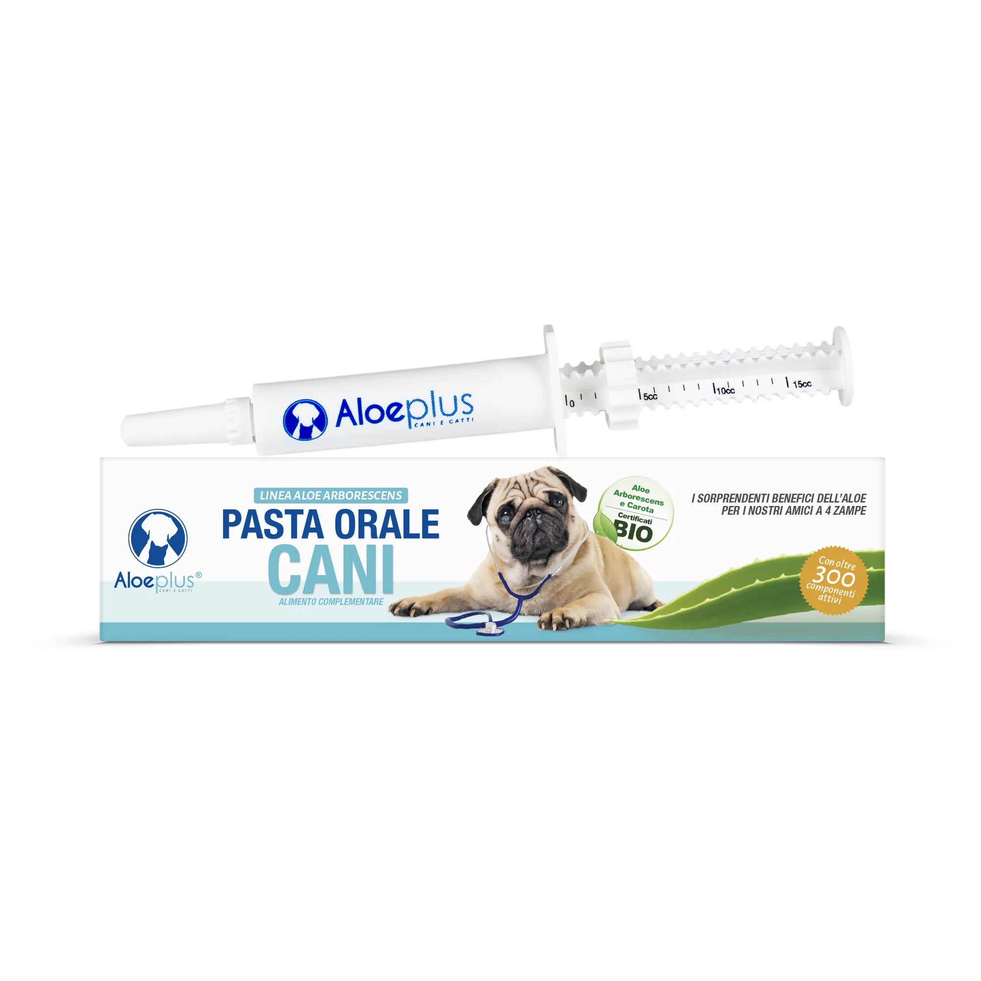 Aloeplus Pasta orale Cani 15 ml