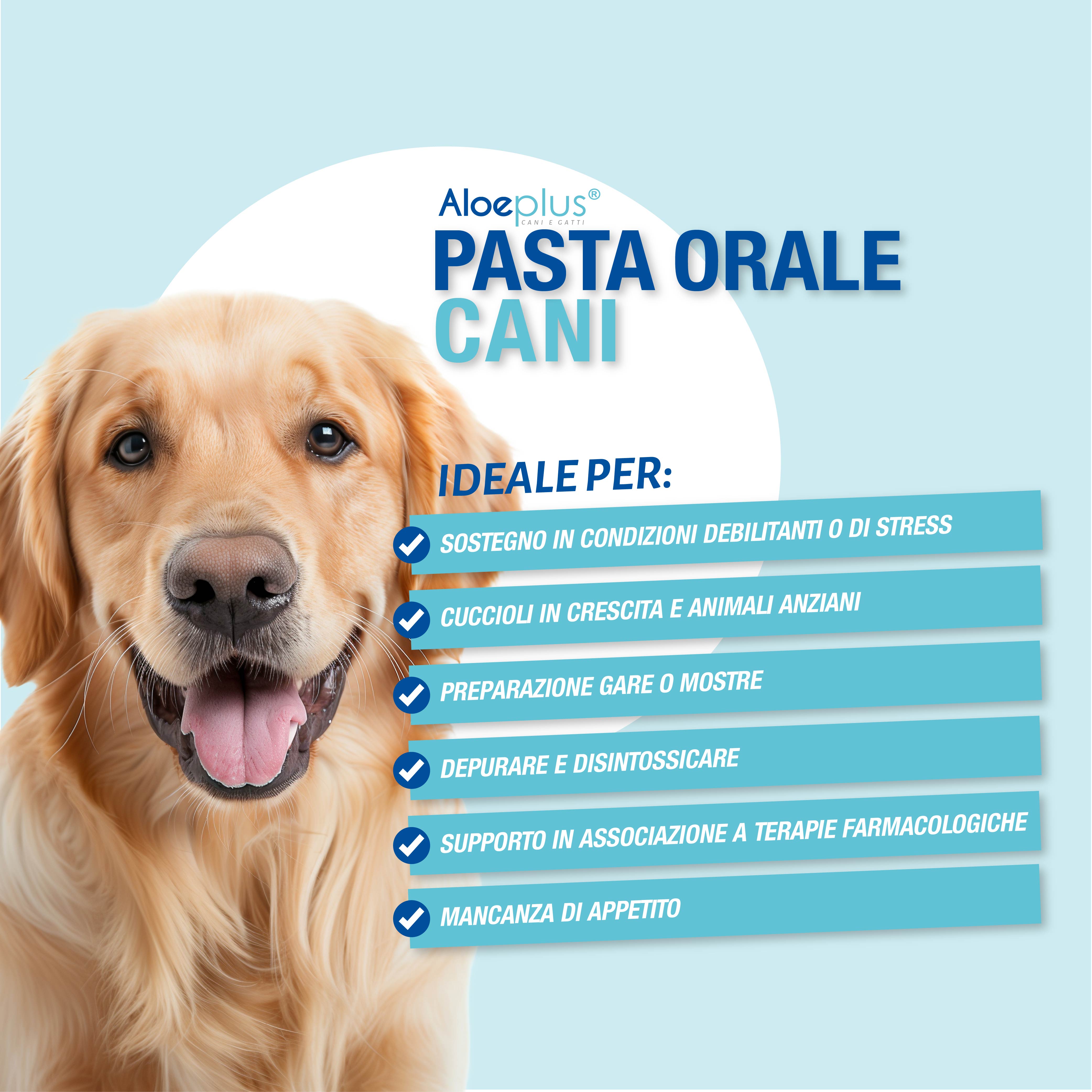 Aloeplus Pasta orale Cani 15 ml