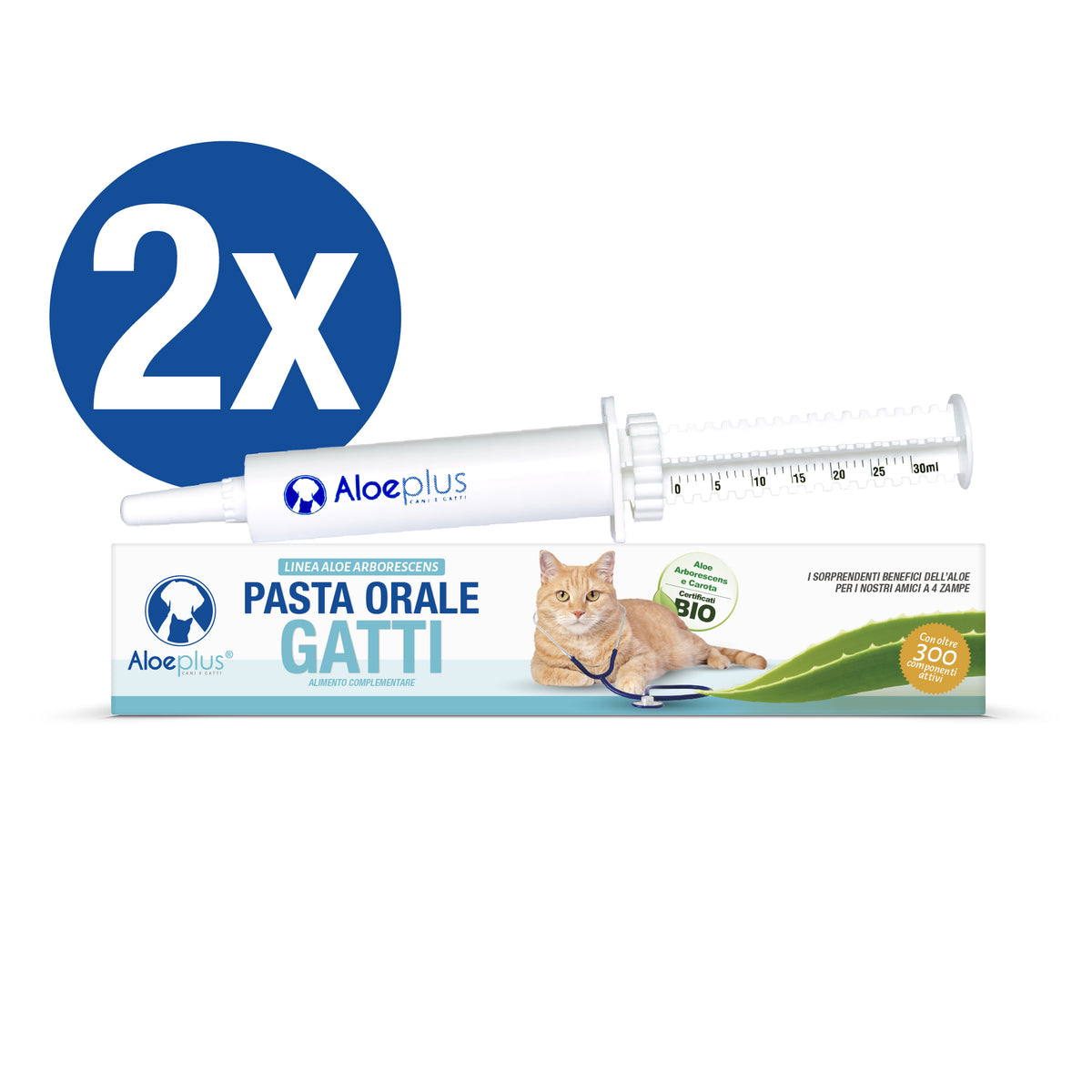 Offre 2 Pâtes Orales pour Chats 30 ml