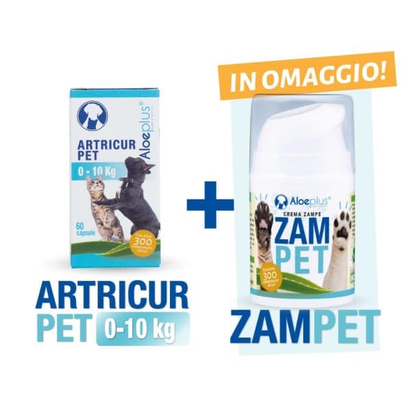 Offerta Artricur Pet 0-10 kg + Zampet 50 ml (in omaggio)