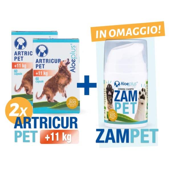 Offerta 2x Artricur Pet +11 kg + Zampet 50 ml (in omaggio)